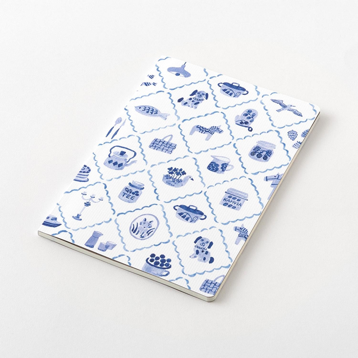 Midori - Cuaderno B6 YURU LOG - Blue Nordic