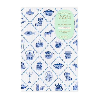 Midori - Cuaderno B6 YURU LOG - Blue Nordic