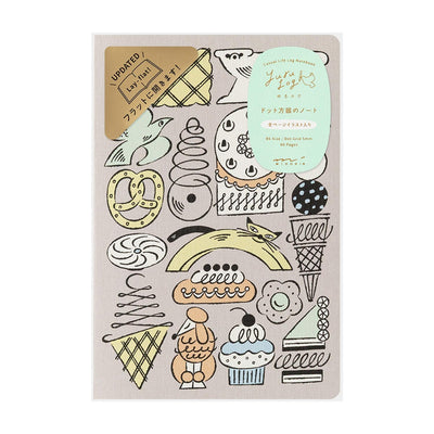 Midori - Cuaderno B6 YURU LOG - Sweets & Animals