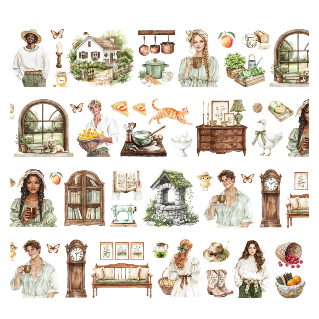Penpaling Paula - Cottage Soul - Cinta PET PRE-CORTADA
