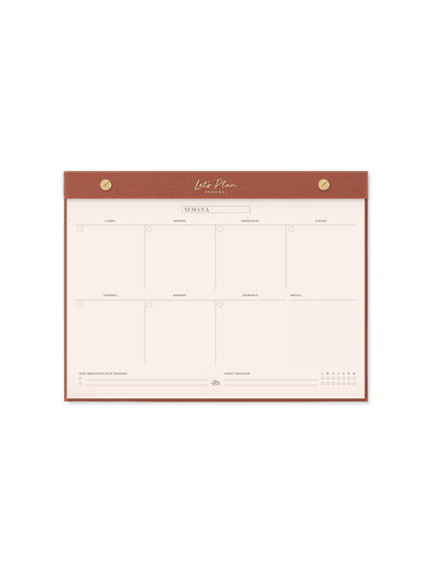 The Great Moustache - Planificador Semanal - Let's Plan
