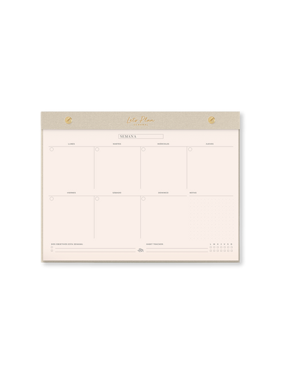 The Great Moustache - Planificador Semanal - Let's Plan