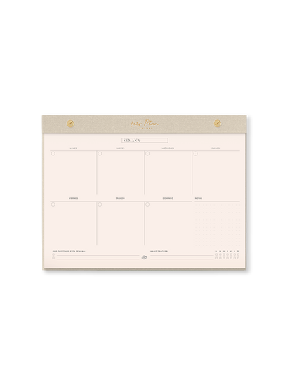 The Great Moustache - Planificador Semanal - Let's Plan