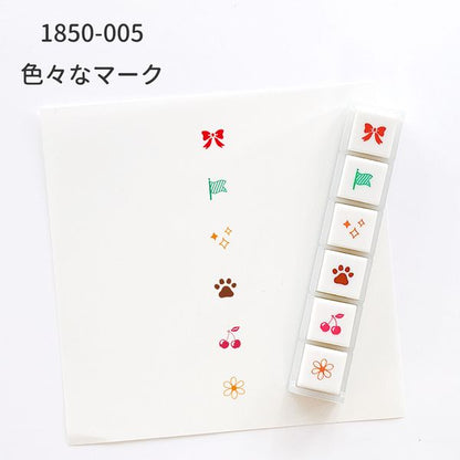 Kodomo No Kao - Sellos de botón - Various Marks - Pochitto6