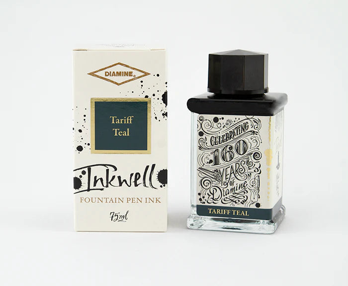Diamine - Tintero 75 ml - Tariff Teal - 160th Anniversary
