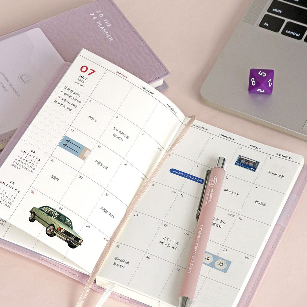 Iconic - Agenda Anual 2026 - Semana Vista B6 - The Planner S - Cream Mint