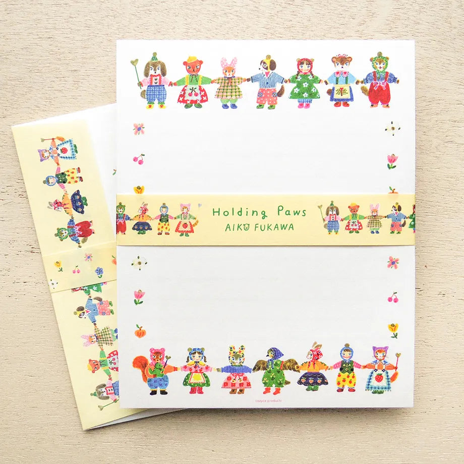 Cozyca Products - Set cartas y sobres - Holding Paws