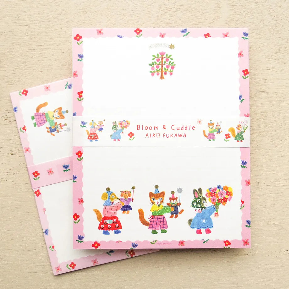 Cozyca Products - Set cartas y sobres - Bloom & Cuddle