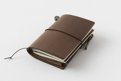 Traveler's Company - Traveler's Notebook Tamaño Tarjeta - Marrón - Set 20th Anniversary