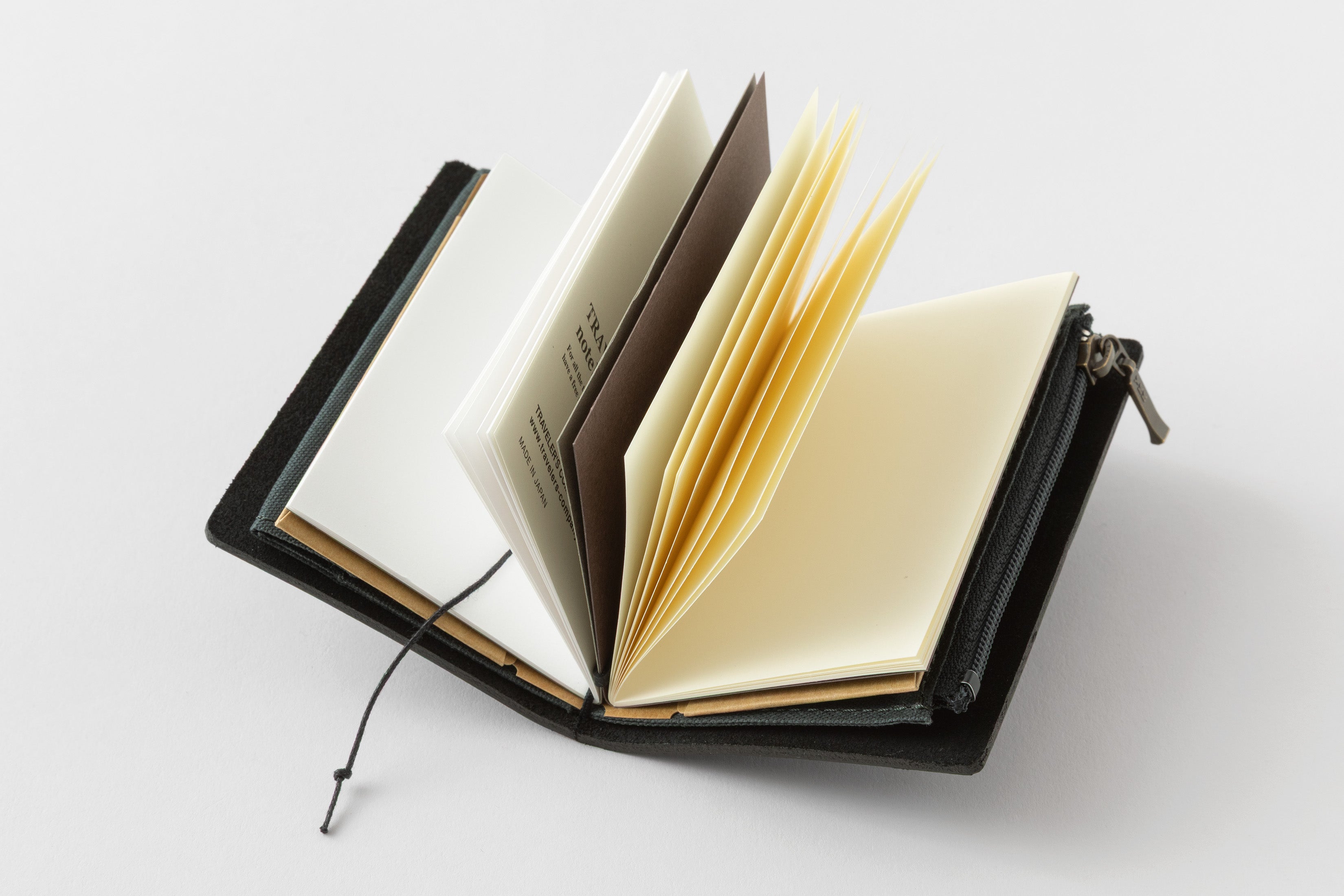 Traveler's Notebook Tamaño Tarjeta - Negro - Set 20th Anniversary