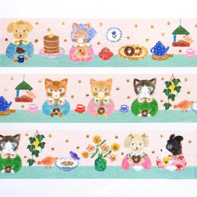 Cozyca Products - Washi Tape con Foil Dorado - Snack Time