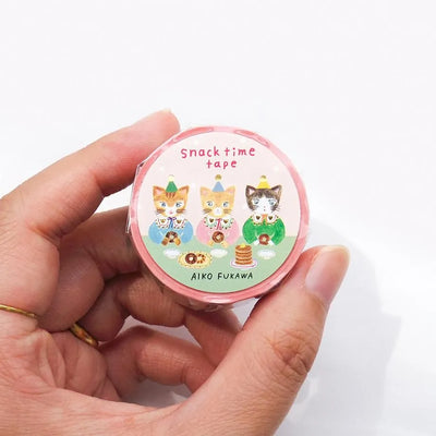 Cozyca Products - Washi Tape con Foil Dorado - Snack Time