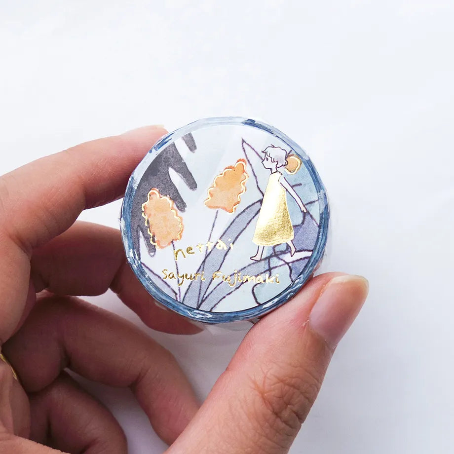 Cozyca Products - Washi Tape con Foil Dorado - Nettai