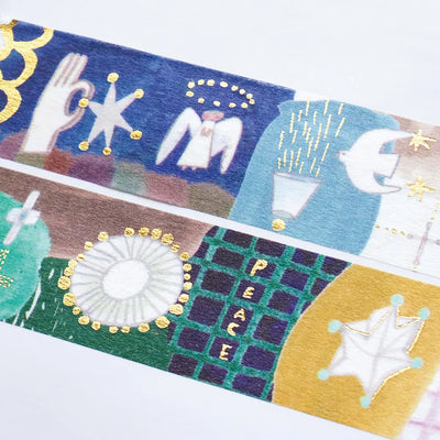 Cozyca Products - Washi Tape con Foil Dorado - INORI to HIKARI