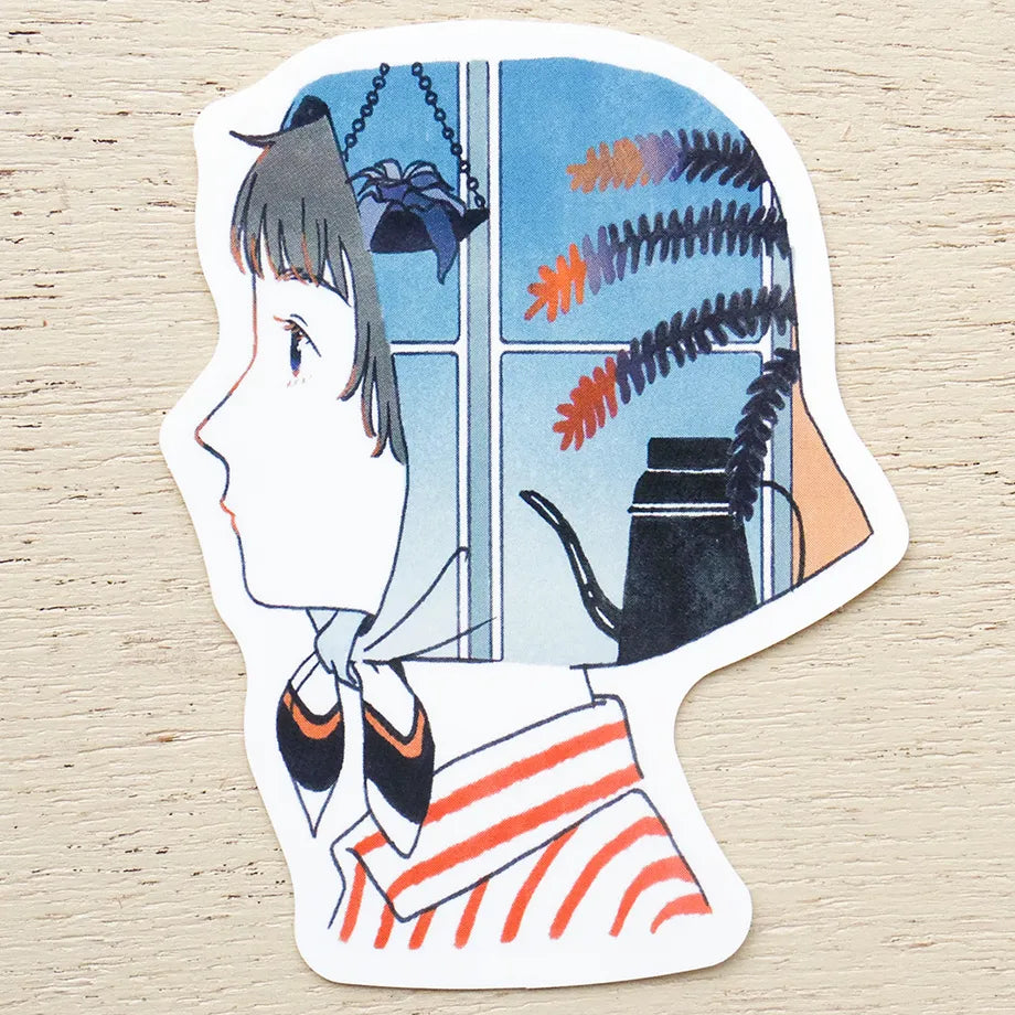 Cozyca Products - Pegatina Sayuri Fujimaki - By the window