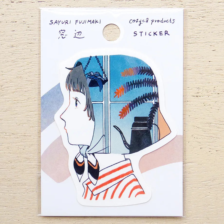 Cozyca Products - Pegatina Sayuri Fujimaki - By the window