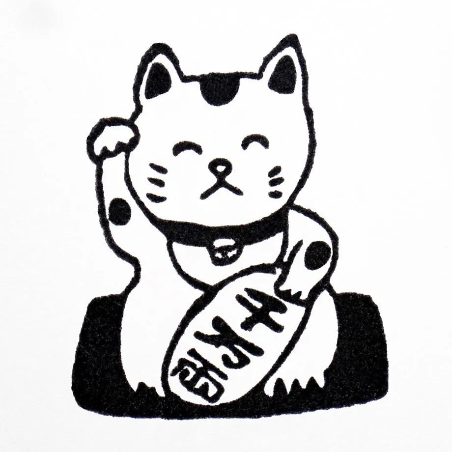 Cozyca Products - Sello de Madera de Ai Okino - ManekiNeko