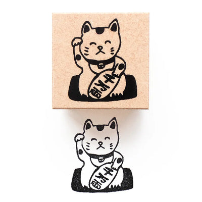 Cozyca Products - Sello de Madera de Ai Okino - ManekiNeko