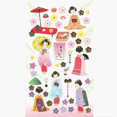 Hyogensha - Pegatinas Papel Washi - Maiko