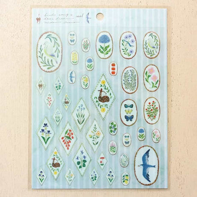 Cozyca Products - Pegatinas Midori Asano - Birds Song