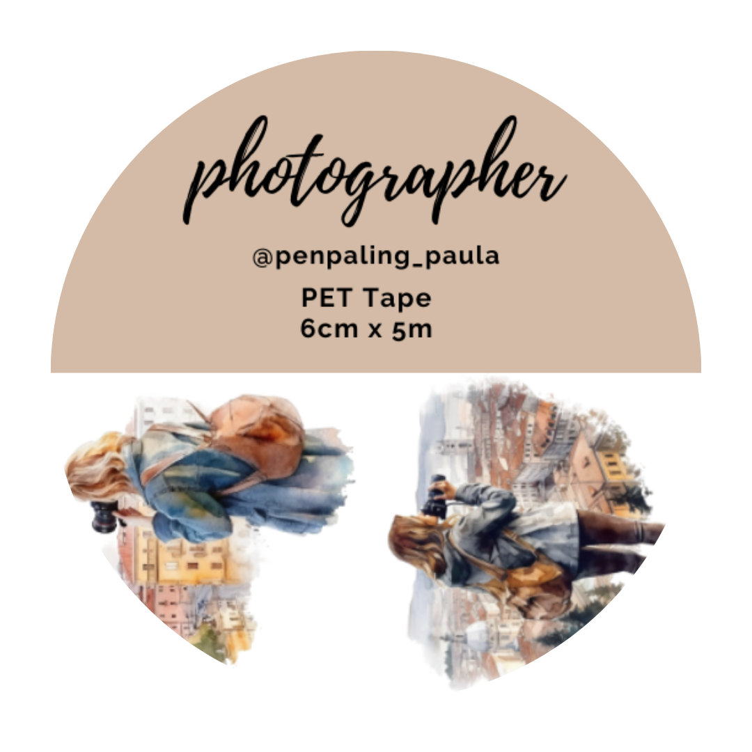 Penpaling Paula - Fotógrafo - Cinta PET PRECORTADA