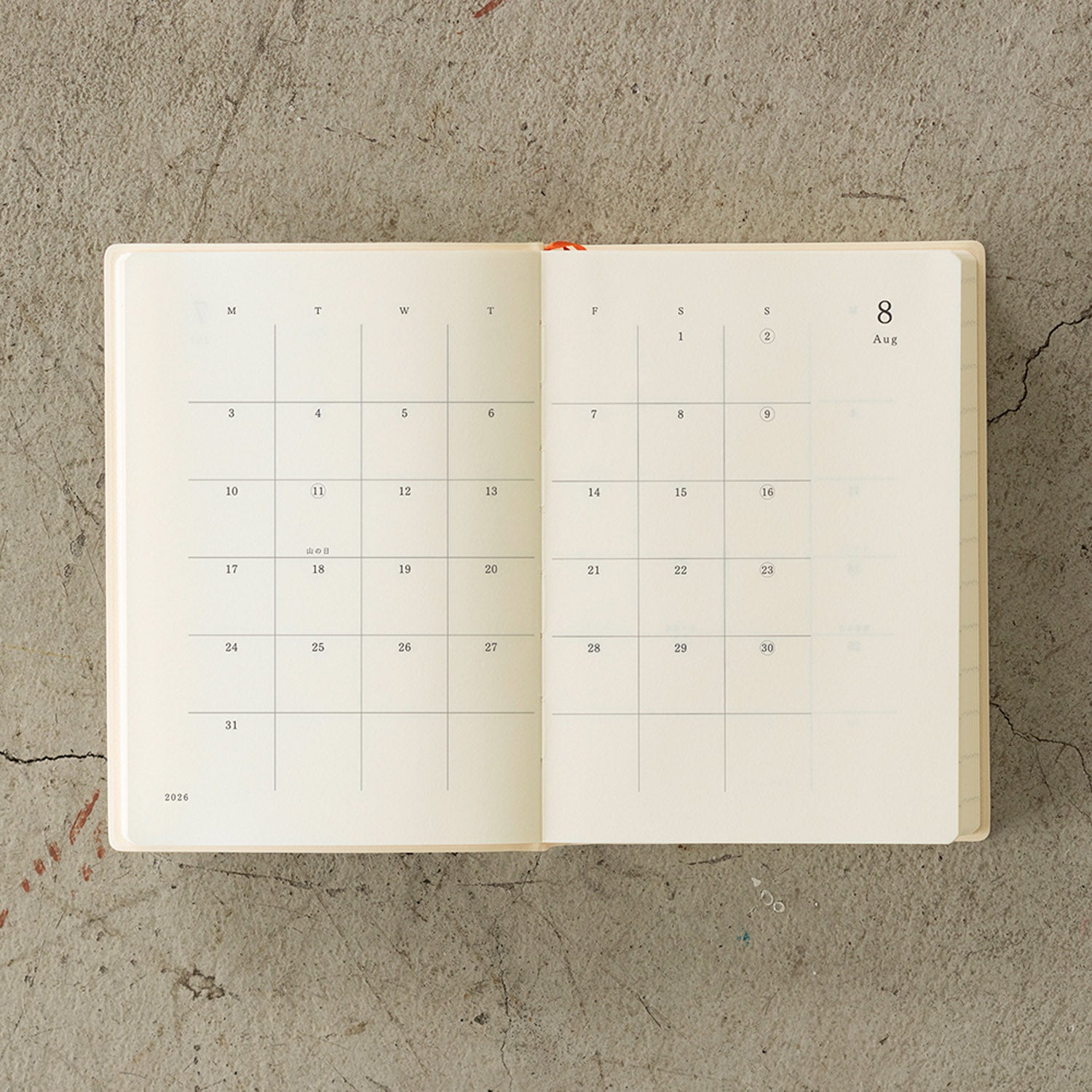 MD PAPER - Agenda Diaria 2026 - A6 - 1Day 1Page
