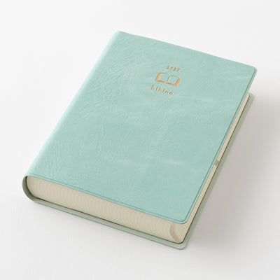 Midori - Agenda Diaria 2027 - Blue Green  - Diary Hibino A6