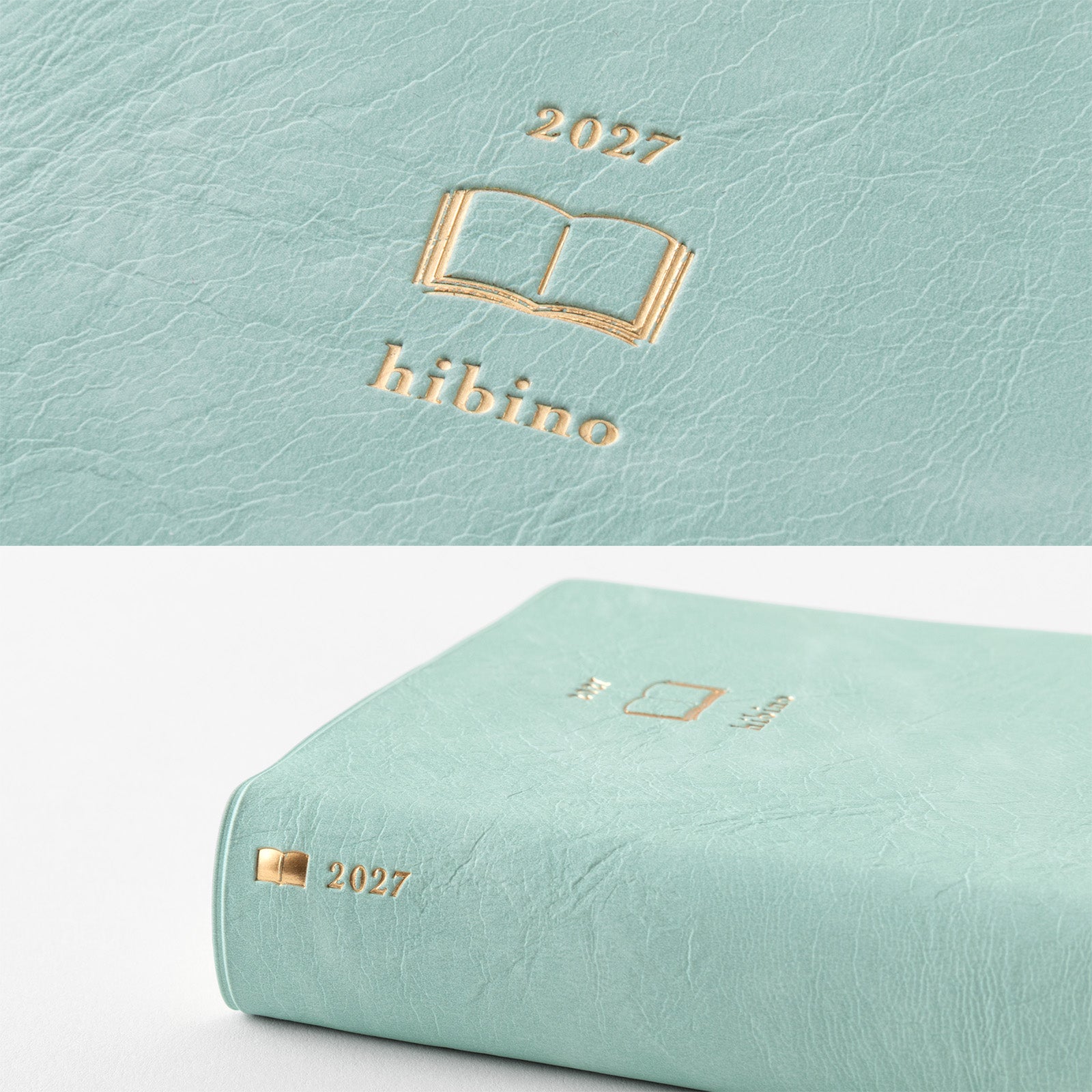 Midori - Agenda Diaria 2027 - Blue Green  - Diary Hibino A6