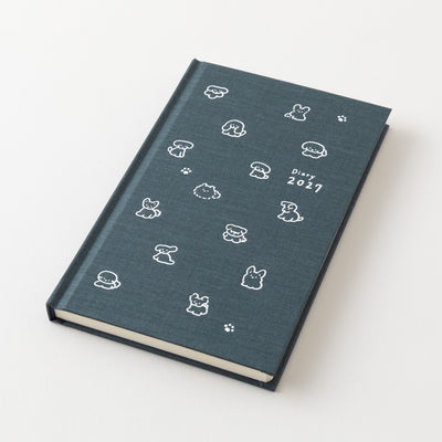 Midori - Agenda Semanal 2027 - Perro Navy - Diary Book B6