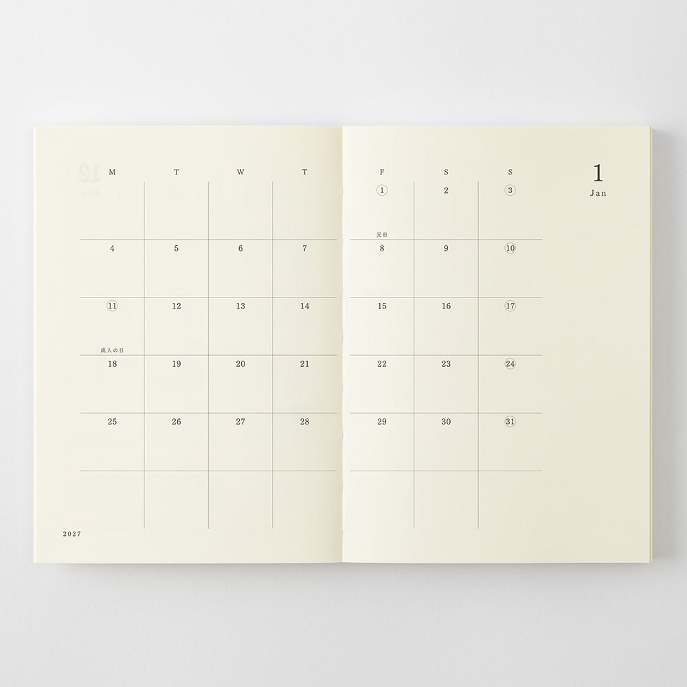 MD PRODUCT - Agenda Semanal 2027 - A6