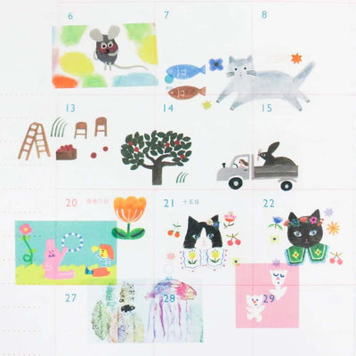Cozyca Products - Washi Tape Transparente - Happy Garden