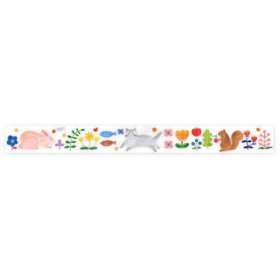 Cozyca Products - Washi Tape Transparente - Happy Garden
