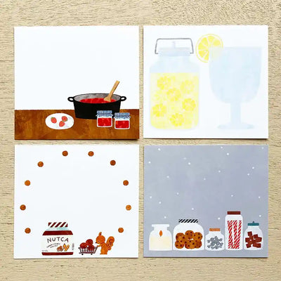 Cozyca Products - Bloc de Notas Cuadradas - Seasonal Jar