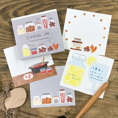Cozyca Products - Bloc de Notas Cuadradas - Seasonal Jar