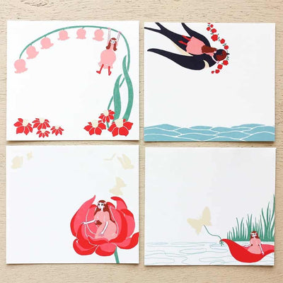 Cozyca Products - Bloc de Notas Cuadradas - Thumbelina