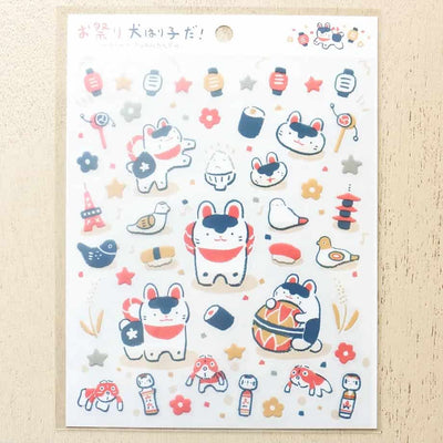 Cozyca Products - Pegatinas Masao Takahata - Festival Inu Hariko