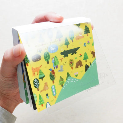 Cozyca Products - Bloc de Notas Cuadradas - Animal Life