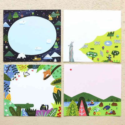 Cozyca Products - Bloc de Notas Cuadradas - Animal Life