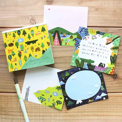 Cozyca Products - Bloc de Notas Cuadradas - Animal Life