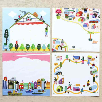Cozyca Products - Bloc de Notas Cuadradas - City Life