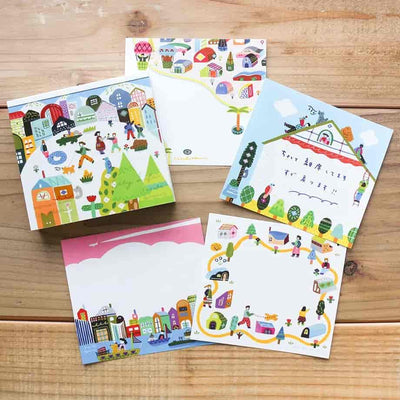 Cozyca Products - Bloc de Notas Cuadradas - City Life