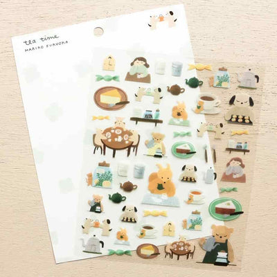 Cozyca Products - Pegatinas Mariko Fukuoka - Tea Time
