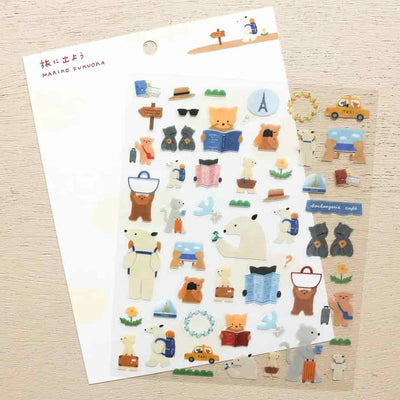 Cozyca Products - Pegatinas Mariko Fukuoka - Let's Go on a Trip
