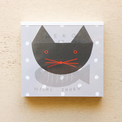 Cozyca Products - Bloc de Notas Cuadradas - Neko to Sakana