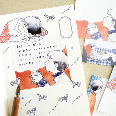Cozyca Products - Bloc de Notas Cuadradas - Holiday early afternoon