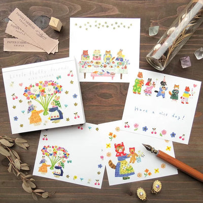 Cozyca Products - Bloc de Notas Cuadradas - Little Fluffy Friends