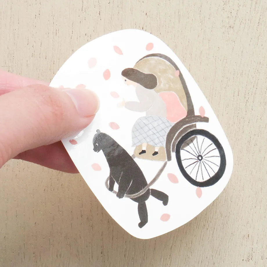 Cozyca Products - Pegatina Necktie - Sakura Fuwari