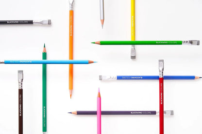 Blackwing Colors – Set de 12 colores con Goma de Borrar