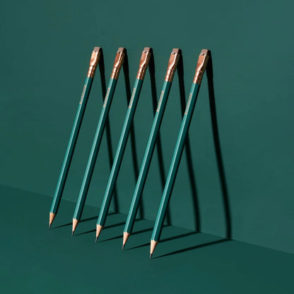 Blackwing Matte Green – Caja 12 uds Lápiz – Grafito Suave (4B)
