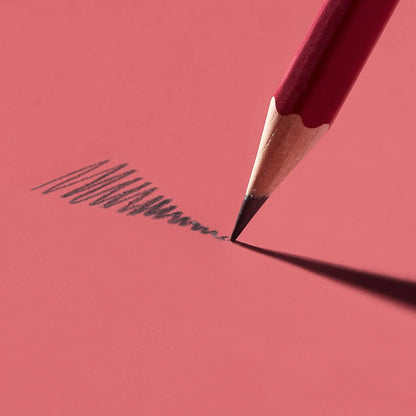 Blackwing Matte Red – Caja 12 uds Lápiz – Grafito Suave (4B)